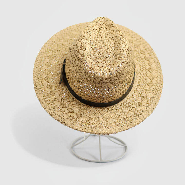 girls-straw-hat-handmade-fan-shaped-hat-hollow-straw-hat-classic-denim-straw-hat-round-cap-jazz-cut-out-hat