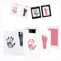 【CW】 Baby Non Photo frame Handprint Footprint Imprint Souvenirs Casting Clay Print Newborn Ink