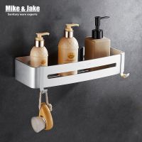 ☇ Space aluminum Bathroom shelf cosmetic rack with single lever bathroom rack shelf Households Rack bathroom corner shelf