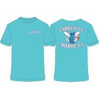 2023 NewCharlotte Hornets เสื้อยืดคุณภาพเยี่ยม NBA