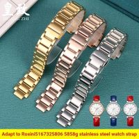 Suitable For Convex Solid Stainless Steel Watch Strap516732 5806 5858G Series Bracelet 0630