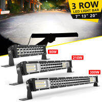 NAOEVO 12D Led 4X4ออฟโร้ด90W 210W 300W รถไฟตัดหมอก SUV 4WD รถแทรกเตอร์ไฟ LED รถ7 13 20