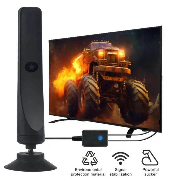 EXTEND HDTV TV Antenna 50 Miles Long Range Digital Outdoor Aerial Set Amplifier Booster Lazada PH