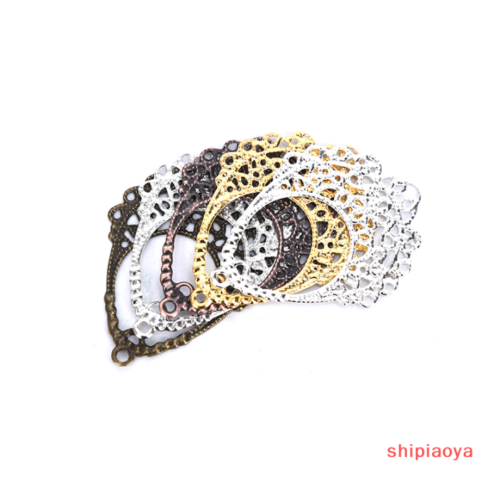 shipiaoya-ห่อลายเส้น30ชิ้นงานฝีมือข้อต่อโลหะจี้เสน่ห์ทำมือการทำเครื่องประดับ