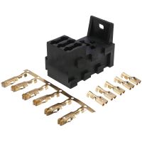 1PCS 3 Slot Relay Box ATC/ATO Standard Fuse Holder Socket Box with 41pcs Metal Pins Automotive Accessories