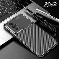 Lenuo เคสสำหรับ Xiaomi โทรศัพท์ Poco F5 Pro F3 F5 Gt/redmi K40เกม/K40 Pro + เคส-TPU คาร์บอนไฟเบอร์กันกระแทกที่ปิดหลังโทรศัพท์มือถือผิวด้านป้องกันรอยขีดข่วน