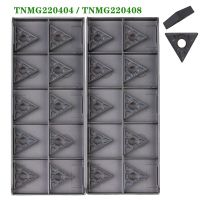 10pcs TNMG220404 TNMG220408 TF IC907 IC908 คาร์ไบด์แทรกเครื่องกลึง CNC เครื่องมือกลึงโลหะ TNMG 220408 Blade Machine Cutter เครื่องมือ