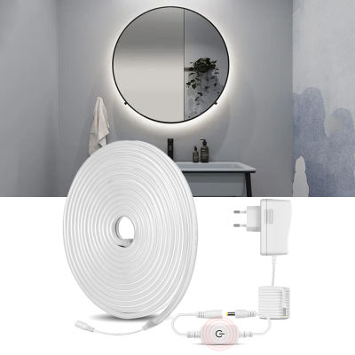 LED Vanity Mirror Light 12V Neon Backlight Decoration Touch Dimmer Neon Light Sign Home Decor Wall Lamps