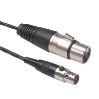 【Online】 0.3เมตร3Pin มินิ XLR หญิงกับโรงภาพยนตร์สายออดิโออุปกรณ์ถ่ายภาพตัวขยายไมโครโฟนสายออดิโอสายออดิโอ