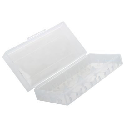 Box for 18650 battery transparent battery holder