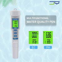 【ลดล้างสต๊อก】Water Quality Meter Pen Type EC PH TEMP 3 in 1 Multifunctional Portable Accurate Tester