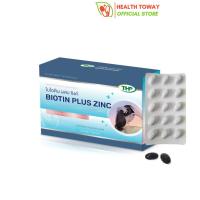 THP Biotin Plus Zinc ทีเอชพี ไบโอนติน พลัส ซิงค์ ผลิตภัณฑ์เสริมอาหารชนิดแคปซูลนิ่ม 60 แคปซูล