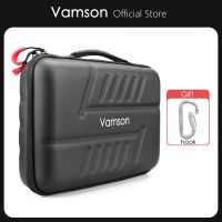 Vamson Large Waterproof Carrying Case PU for Gopro Hero 11/10/9/8/7/6 for DJI OSMO Action Camera for insta360 x3/x2 Hard Shell