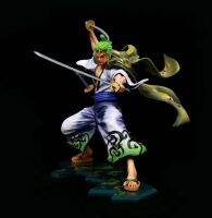 Roronoa Zoro สามมีดกระแสเงินสดรูป Land Of Wano โมเดลกิโมโนของเล่นสะสม