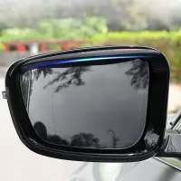 2 PCS Car Rearview Mirror Rain Blades Rubber Eyebrow Water Rainproof Cover For Mazda 5 6 323 626 RX8 7 MX3 MX5 CX-5