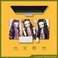 Nezuko Mousepad Extension แผ่นรองเมาส์น่ารัก 600x300 แผ่นรองเมาส์เกมมิ่งขนาดใหญ่