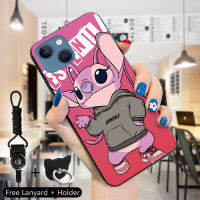 Mop Mall เคสสำหรับ Apple iPhone 15 Pro Max 15 Pro เคสลายสติทช์น่ารักสำหรับเด็กผู้ชายเด็กผู้หญิงเด็กน้อยมอนสเตอร์น้อยน่ารักเคสโทรศัพท์ซิลิโคนกันกระแทกเคสด้านหลังแหวนใส่นิ้วสายคล้อง