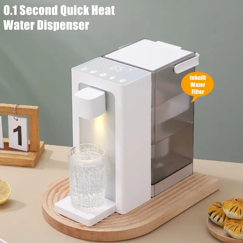 3L Instant Water Dispenser Inbuilt Mineral Water Filter Safety Child Lock 3  Second Hot Water Touch screen 25-100 Degree Water Dispensers | Lazada  Singapore