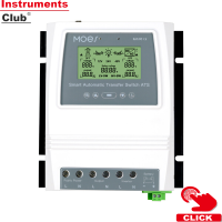 Instruments MOES Tuya BT ตัวควบคุมพลังงานคู่อัจฉริยะ80A 16KW สวิตช์โอนอัตโนมัติสำหรับการสลับระบบลมพลังงานแสงอาทิตย์แบบกริดระหว่างแอปรีโมทคอนโทรลสนับสนุน12/24/48V 110/220V