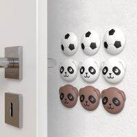 3Pcs Cute Silicone Door Handle Bumper Anti-collision Pad Silencer Shock Absorber Wall Protector Doors Knob Walls Shield Cushion