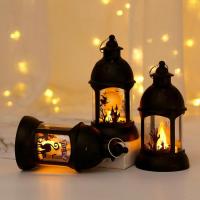 Halloween Lights Lantern Mini Decorative Led Spooky Lanterns Haunted House Halloween Decorations Party Spooky Decorations graceful