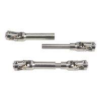 Drive shaft Stainless steel CNC สำหรับรถบังคับ 1/10 SCX10 Crawler TRX4  1/14 Tamiya Drive shaft joint เพลาขับสแตนเลส