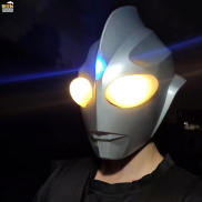 Bộ Lạc Phim Hoạt Hình Trẻ Em Chiếu Sáng Ultraman Tiga Mặt Nạ bề mặt mịn