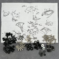 สำหรับ Honda CBR1000RR 08-11 CBR 1000RR 2008 2009 2010 2011รถจักรยานยนต์สแตนเลส Fairing Bolts Kit คลิปสกรูเครื่องซักผ้า Fasteners