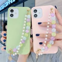 Nesae10-council♣Reno6 Reno5 Z Reno4 Lite Reno3 Pro เคสสำหรับ OPPO Reno 5 4 Lite 6 Pro Plus 4Z 5Z 3กรณี3D สร้อยข้อมือลูกปัดสายรัดข้อมือซิลิโคน