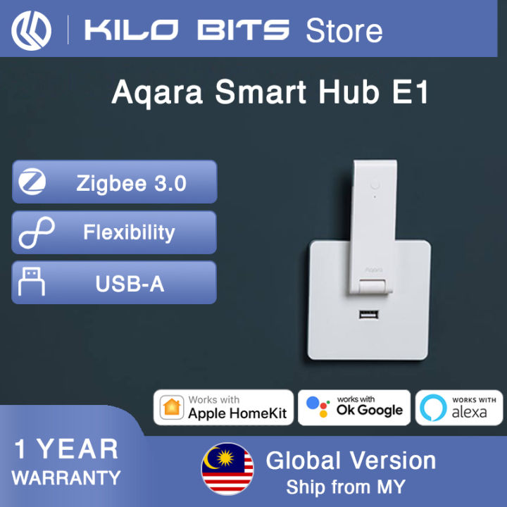 Aqara Hub Gateway E1 Global Version Zigbee 3.0 APP Remote Control for Smart  Home Security Work with Homekit