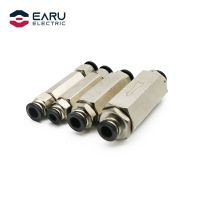 Pneumatic Check Valve Brass 4m 6mm 8mm 10mm 1/4 3/8 1/2 Inch Pipe Fitting Adapter Single Way Valve for Air Compressor Air Tube