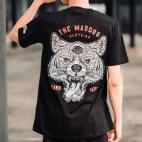 เสื้อเลือกตั้ง Maddogstreet ® เสี้อยืดลาย รุ่น หมา 3 Eye แขนสั้น เสื้อยืดผู้ชาย S-5XL