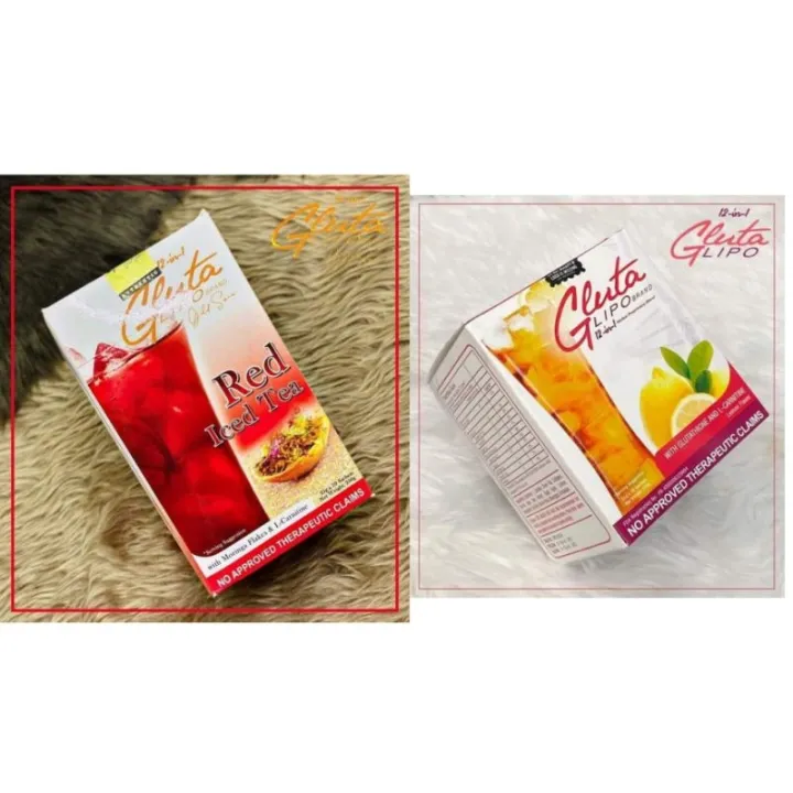 Glutalipo Juice/Red Iced Tea 10pcs (AUTHENTIC) by Alex Gonzaga Ivana