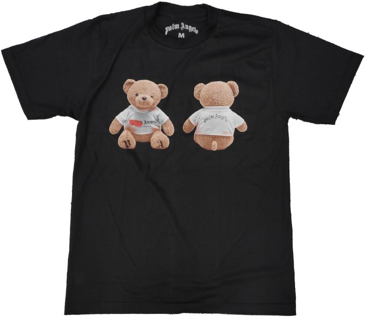 palm-angels-เสื้อยืด-คอกลม-แขนสั้น-แฟชั่น-หมี-bear-ปาล์ม-แองเจิ้ล-unisex