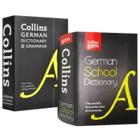 English original Collins German Dictionary and Grammar Collins German Dictionary and Grammar pocket Collins German Student Dictionary English original learning Reference Book
