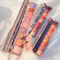 M062 LAMEILA พาเลทอายแชโดว์ 9สี เนื้อดินน้ำมัน สีสวย ติดทน กันน้ำ 9ช่อง