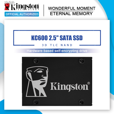 KC600คิงส์ตัน SSD 256GB 512GB 1024GB 2.5นิ้ว SSD SATA III ฮาร์ดดิสก์ HDD HD โน้ตบุ๊ค3D TLC NAND โซลิดสเตทไดรฟ์ภายใน Zlsfgh