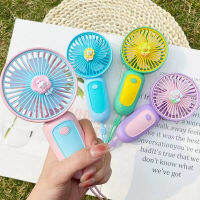 มาใหม่!!พัดลมมือถือ ลายการ์ตูน อันเล็กพกพาสงบ ชาร์จ USB สีสวยน่ารัก portable fan