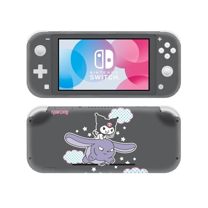 kuromi-nintendoswitch-ฝาครอบรูปลอกสติ๊กเกอร์สกินสำหรับ-nintendo-switch-lite-protector-nintend-switch-lite-สติ๊กเกอร์สกิน