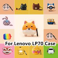 READY STOCK!  For Lenovo LP70 Case Cartoon Creative Patterns for Lenovo LP70 Casing Soft Earphone Case Cover