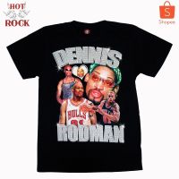 เสื้อ Dennis Rodman รหัส TDM- 0147 เสื้อวงดนตรี เสื้อวงร็อค เสื้อนักร้อง พื้น แขน