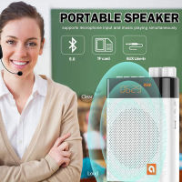 K6 Sound Amplifier Bluetooth FM Radio Loudspeaker Microphone Voice Amplifier Booster Megaphone Speaker For Teaching Sales Pro