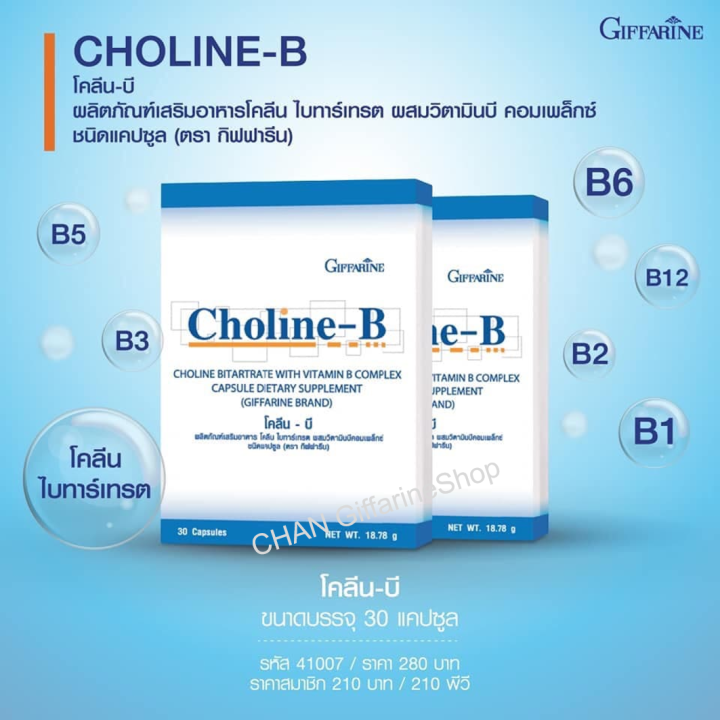เซ็ตคู่จิ้น-โคลีน-บี-choline-b-น้ำมันปลา-fish-oil-มือชาเท้าชา-นิ้วล็อค-โคลีน-ไบทาร์เทรต-ผสมวิตามินบีคอมเพล็กซ์-choline-bitartrate-fish-oil-1000-mg-50-capsules-giffarine