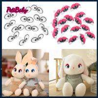 PETIBABY ตุ๊กตาเครื่องประดับ DIY สไตล์การ์ตูนหลากสี20คู่ตุ๊กตาผ้าปิดตาตุ๊กตาสัตว์ยัดนุ่นพร้อมเครื่องซักผ้า