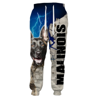 CLOOCL Dog Malinois Camo Trousers 3D Print Pocket Pants Casual Trousers Harajuku Sweatpants Women Men Clothing Drop Shipping