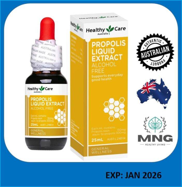 Healthy Care Propolis Liquid Extract Alcohol Free 25ml Lazada