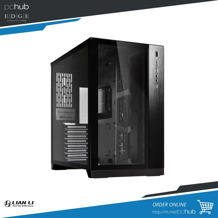 Lian li O11 Dynamic, black, ATX, USB3 1C 2A, dual chamber, pn: PC-O11DX ...