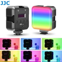 ไฟวิดีโอ RGB ไฟ LED JJC RGB แบบชาร์จไฟได้2000Mah CRI 95 + 2500-8500K แผงไฟ LED โคมไฟพร้อมแม่เหล็กสำหรับ Youtube Tiktok Vlog