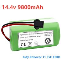 14.4V Li-Ion Battery For Conga Excellence 990 1090 Ecovacs Deebot N79S DN622 Eufy Robovac 35C X500 Battery For Vacuum Cleaners （สต็อกสำเร็จรูป） agapi