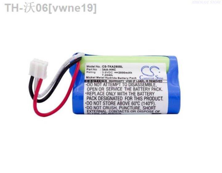 speaker-battery-3-6v-2000mah-3aa-hhc-for-tdk-life-on-record-a28-trek-flex-hot-sell-vwne19